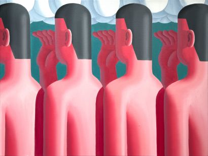 Is It You, Is It Me, and him/her — Don’t Tell the Others - a Paint Artowrk by Qiang Wu